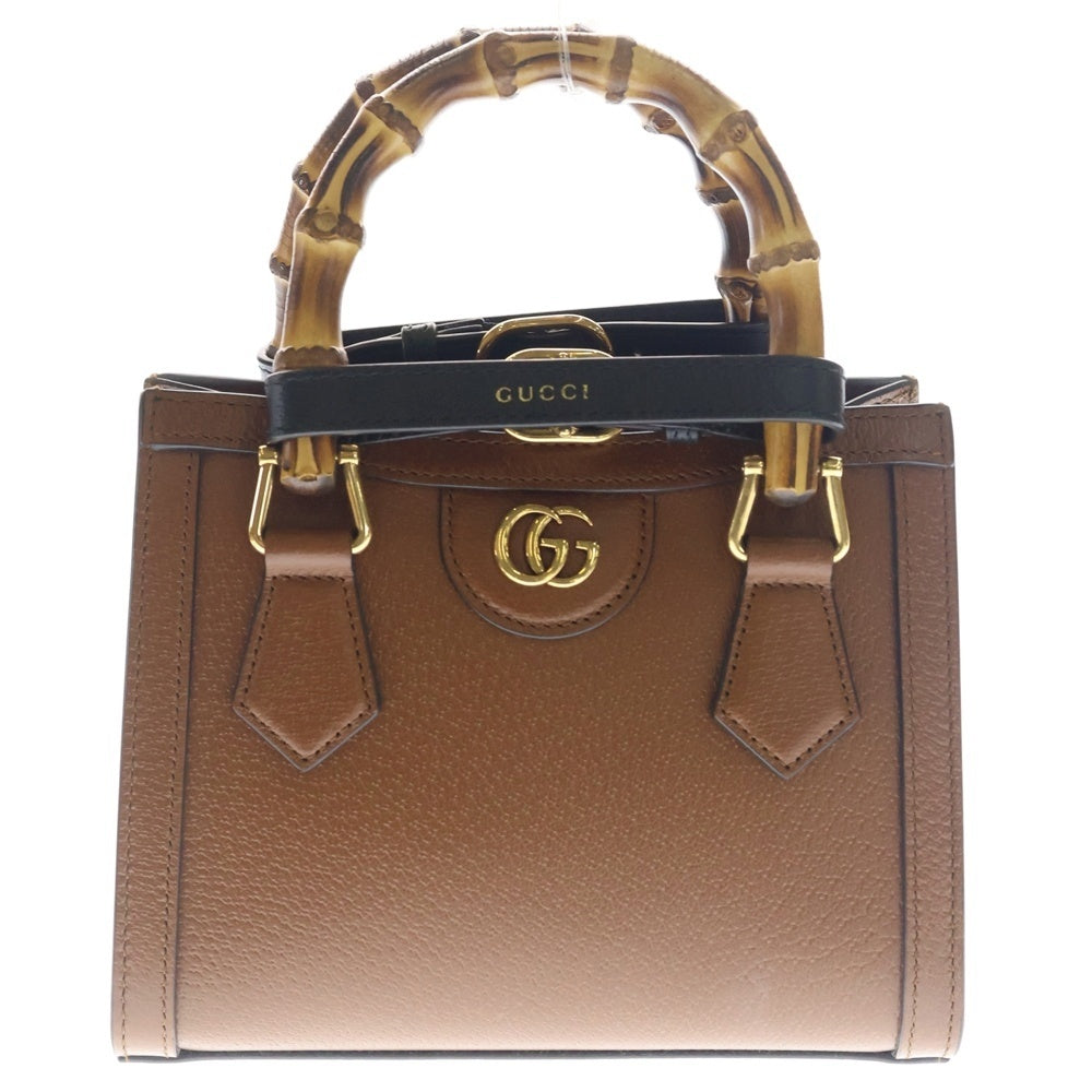 GUCCI(グッチ) ダイアナ ミニ トートバッグ ブラウン 702732 レディース