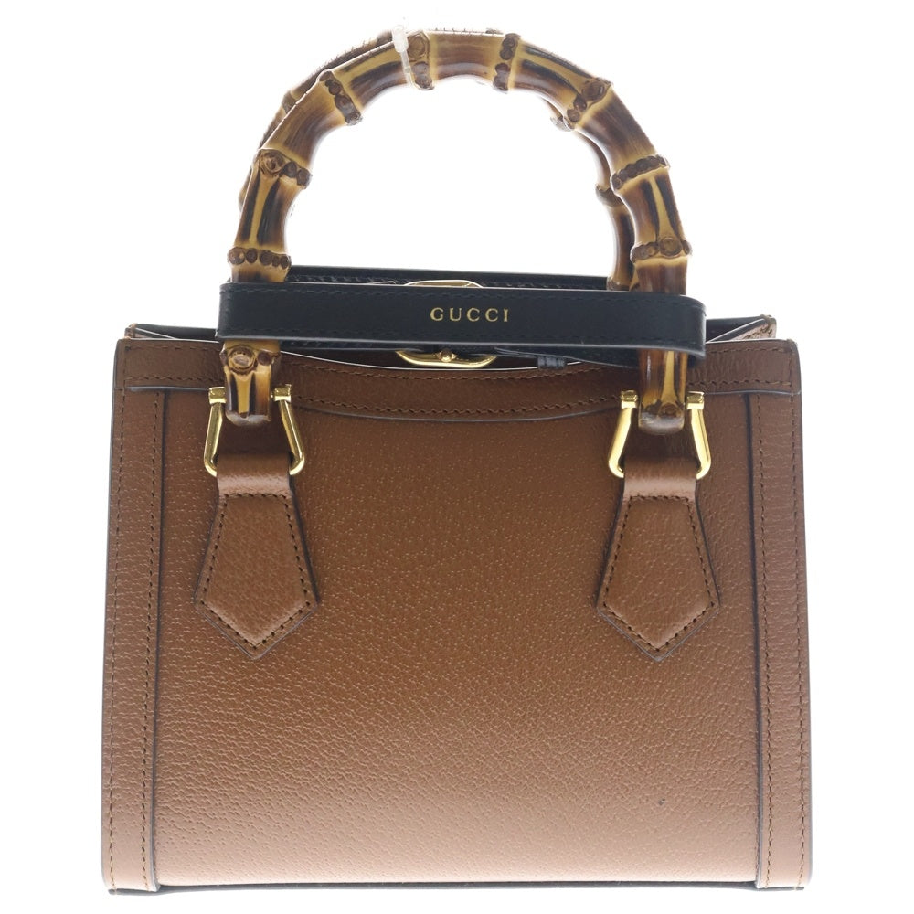 GUCCI(グッチ) ダイアナ ミニ トートバッグ ブラウン 702732 レディース