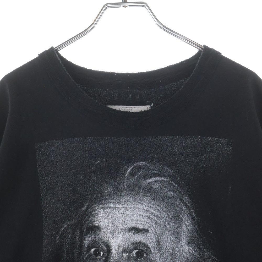 Sacai(サカイ) 20AW Einstein Tee アインシュタイン 半袖Tシャツ ブラック 20-0117S