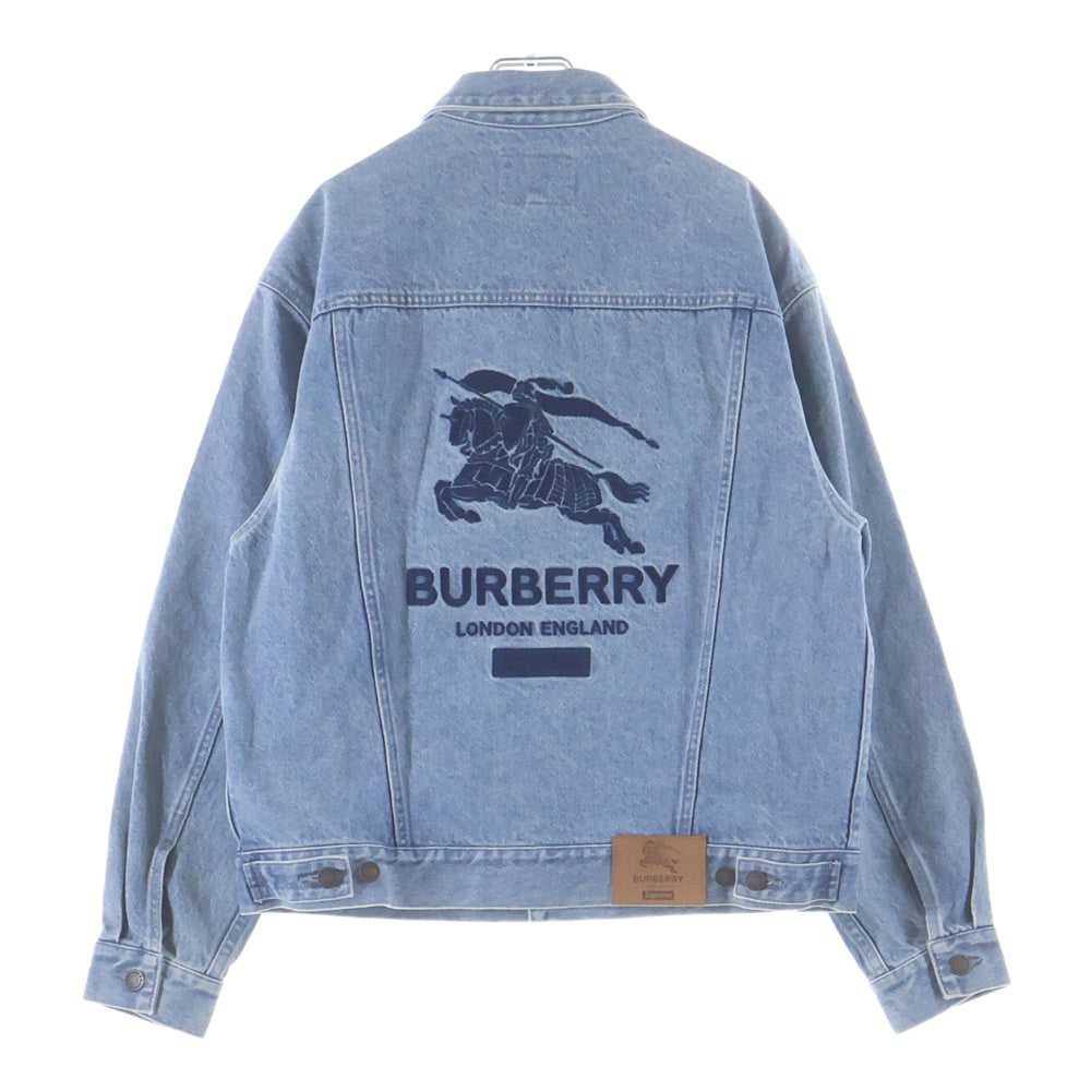 SUPREME(シュプリーム) ×Burberry Denim Trucker Jacket バーバリー デニム トラッカージャケット インディゴ