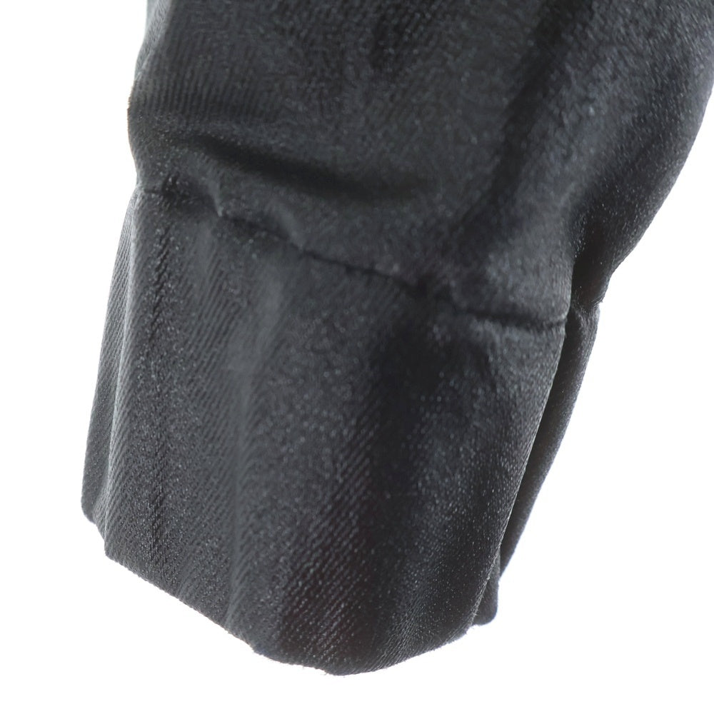 Rick Owens(リックオウエンス) Bauhaus Denim Flightsuit バウハウス デニムフライトスーツ コーティングジャンプスーツ ブラック RU01C4554-SLQ