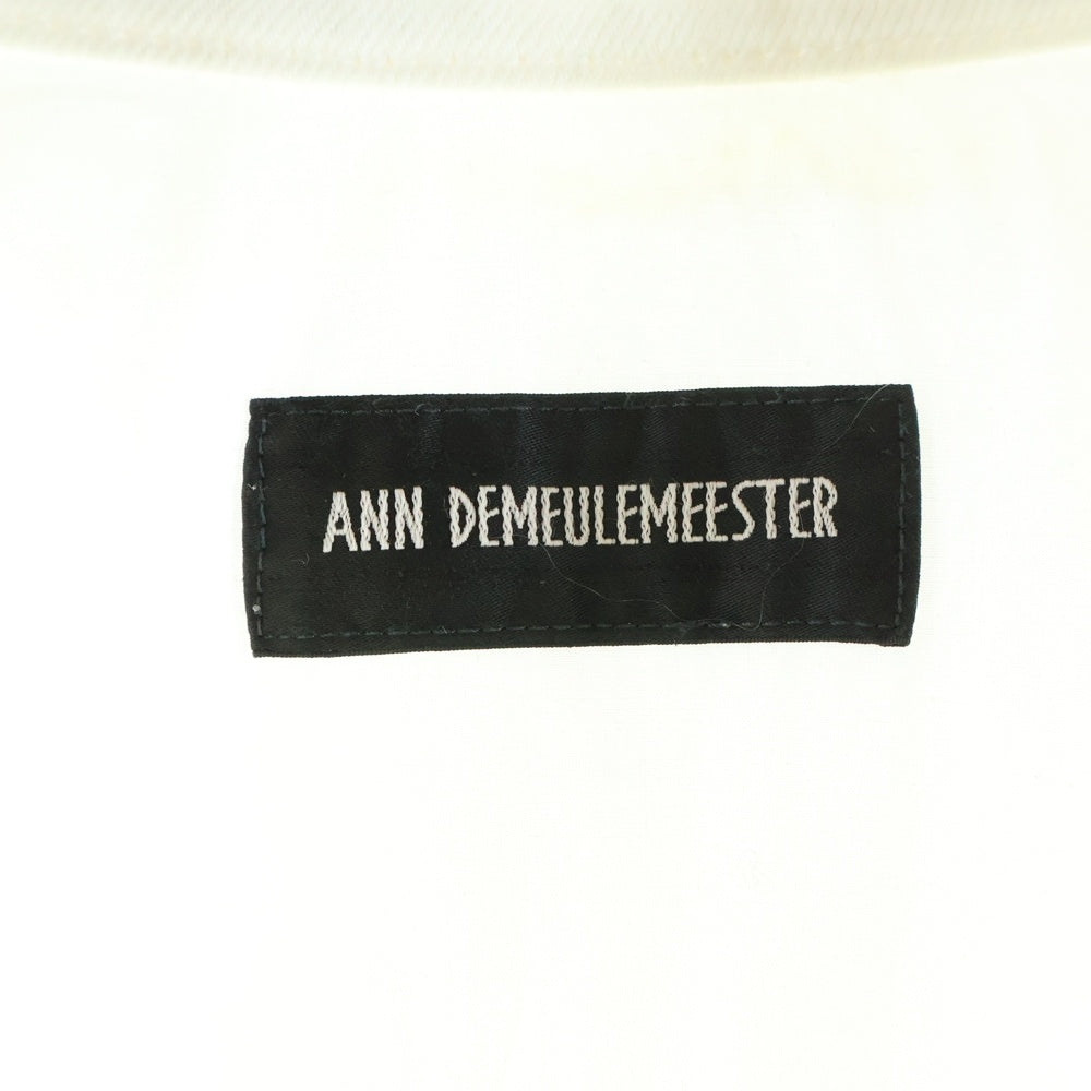 ANN DEMEULEMEESTER(アンドゥムルメステール) ボンテージ デニムジャケット Gジャン ホワイト B0010290FA038001
