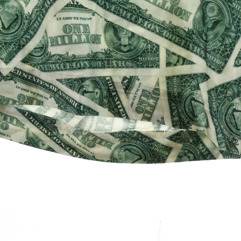 VETEMENTS(ヴェトモン) Fluid Jersey Pants Million Dollar フルイドジャージパンツ グリーン/ホワイト UA53PA500M