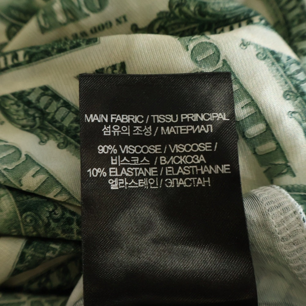 VETEMENTS(ヴェトモン) Fluid Jersey Pants Million Dollar フルイドジャージパンツ グリーン/ホワイト UA53PA500M