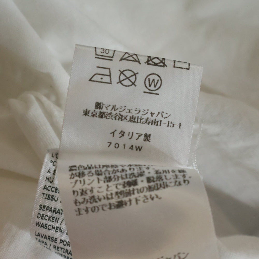 MM6 Maison Margiela(エムエムシックスメゾンマルジェラ) 24SS ポケットデザインロングカットソー ホワイト SH2NH0001