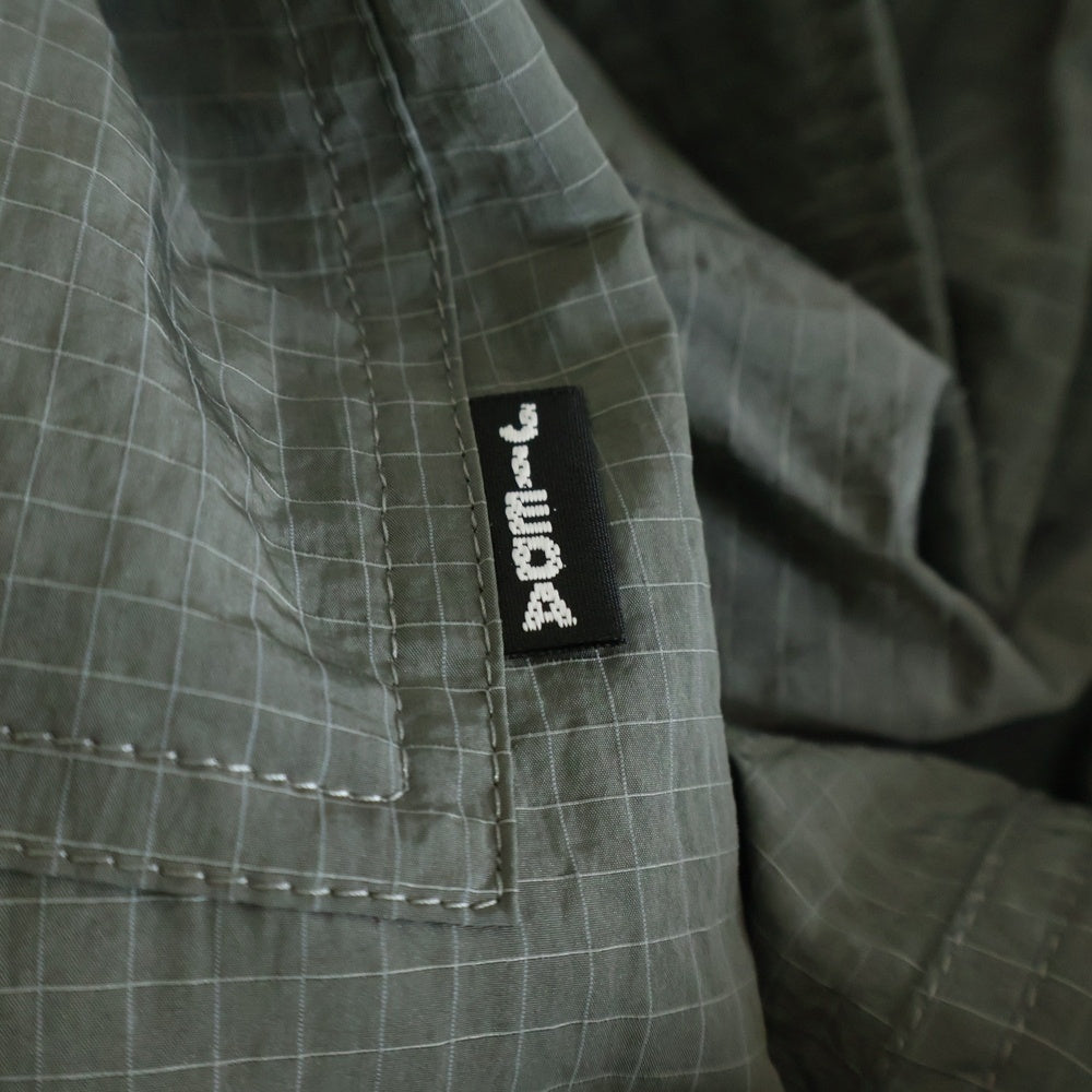 Jieda(ジエダ) 25SS NYLON PARACHUTE PANTS ナイロン パラシュートパンツ グレー Jie-25S-PT01A