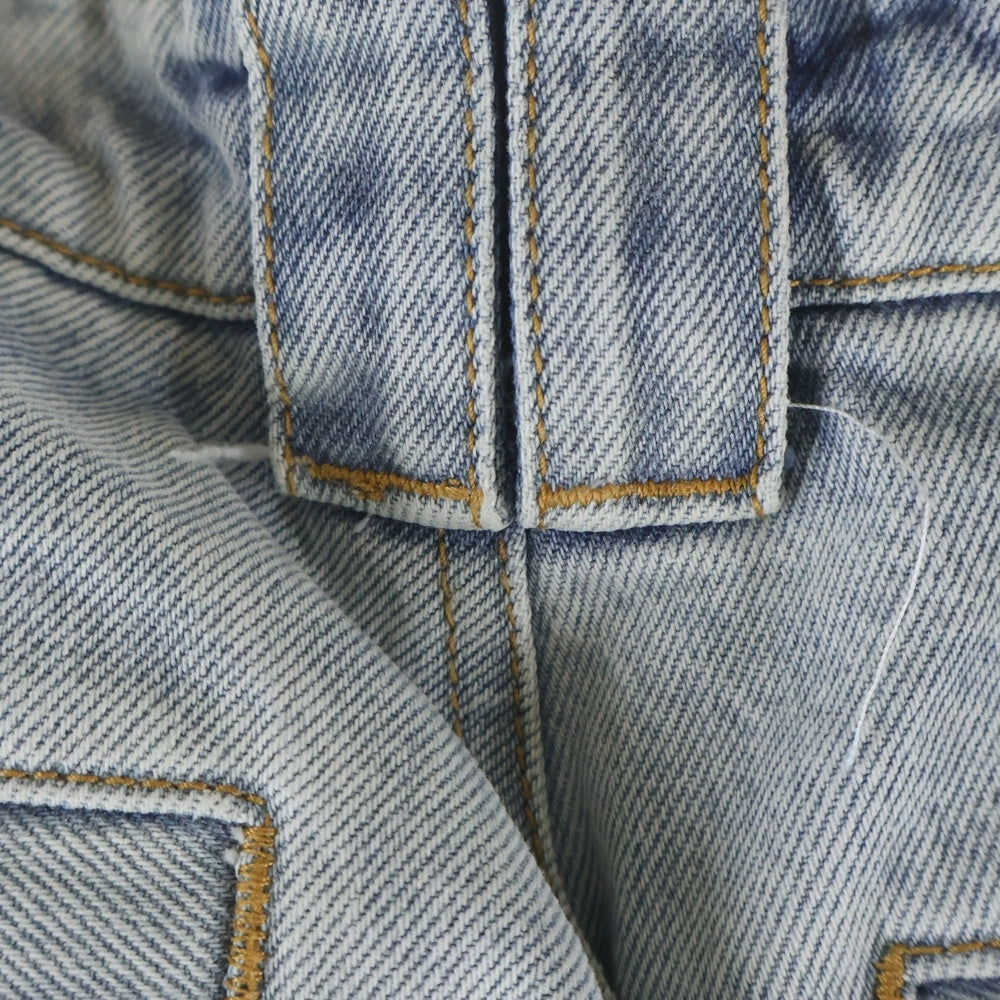 VETEMENTS(ヴェトモン) 22AW ZIPUP BAGGY DENIM PANTS ジップバギーデニムパンツ インディゴ UA53PA550L
