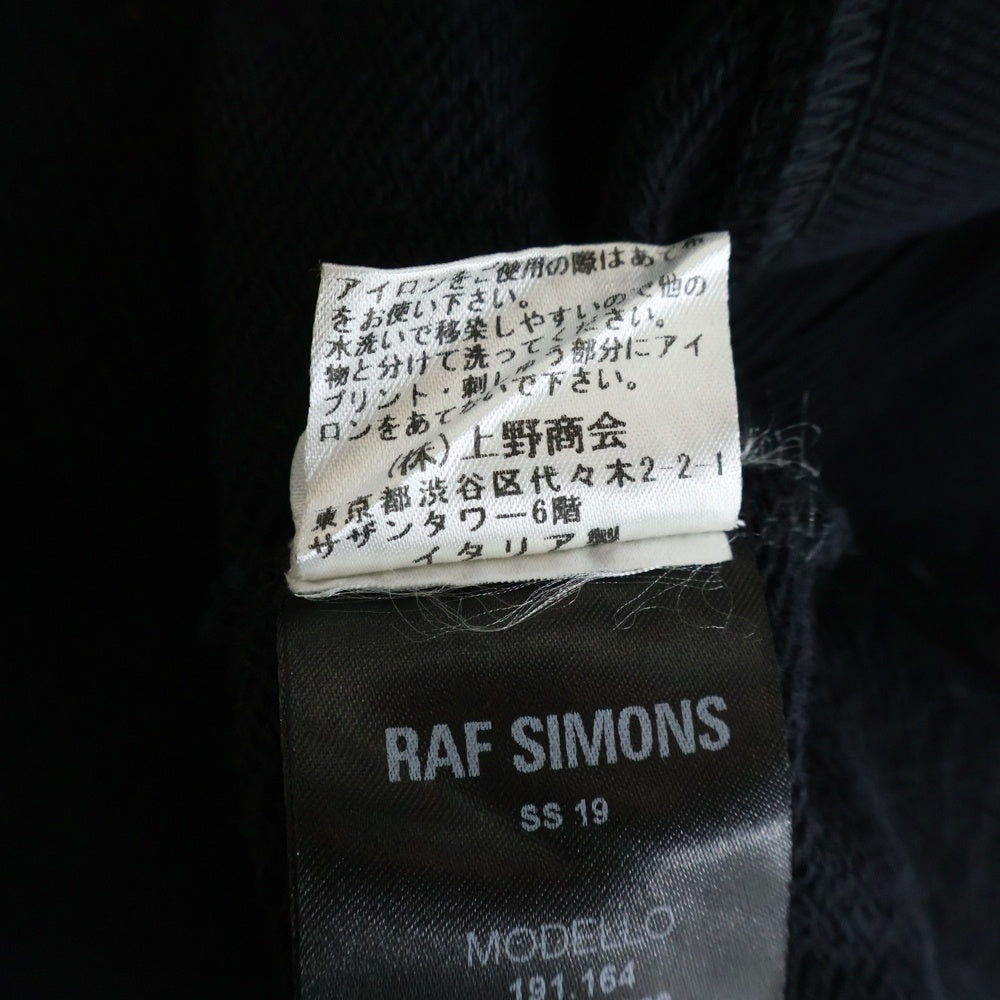 RAF SIMONS(ラフシモンズ) 19SS PUNKETTE HOODY パンケットフーディー プルオーバーパーカー ブラック 915547