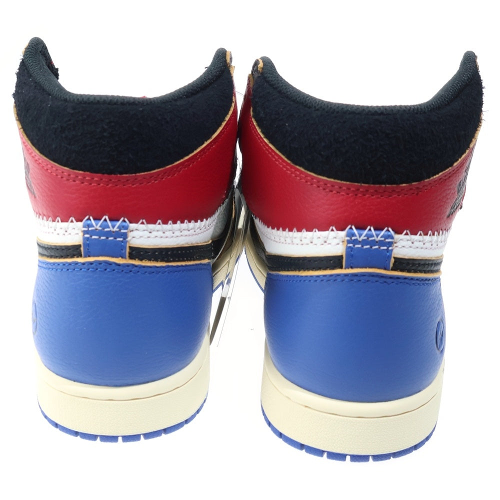 NIKE(ナイキ) ×Fragment design × UNION Air Jordan 1 High OG Black/Varsity Red エアジョーダン1 ユニオン バーシティレッド US8.5/26.5cm マルチ I07847-002