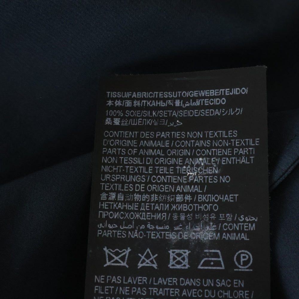 SAINT LAURENT PARIS(サンローランパリ) 23SS シルク ボウタイ シャツ ブルー 760906 Y1H54