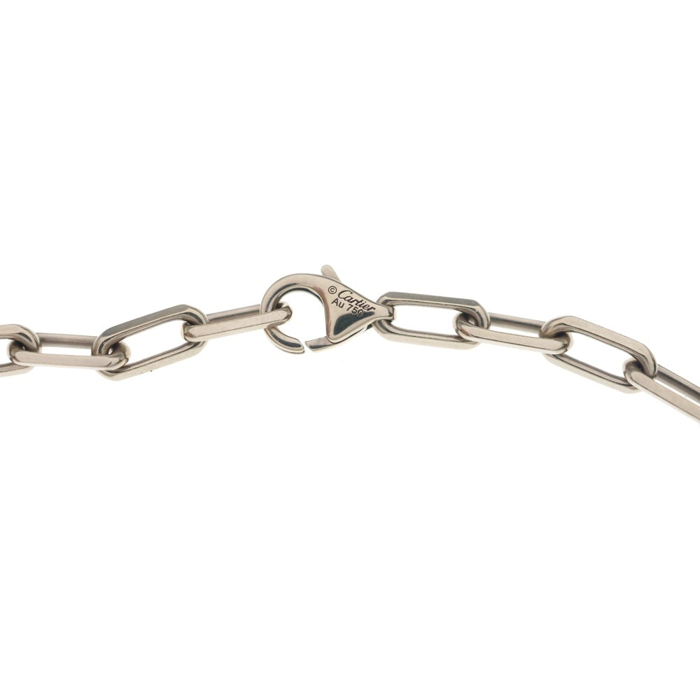 Cartier(カルティエ) サントス ドゥ カルティエ チェーン ネックレス K18WG ホワイトゴールド