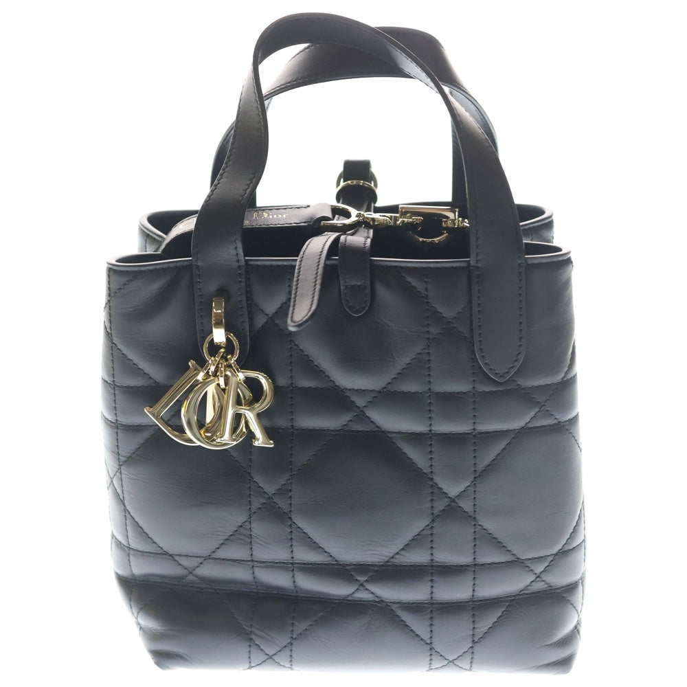 Christian Dior(クリスチャンディオール) トゥジュール バーティカル トートバック ショルダーバッグ ブラック レディース