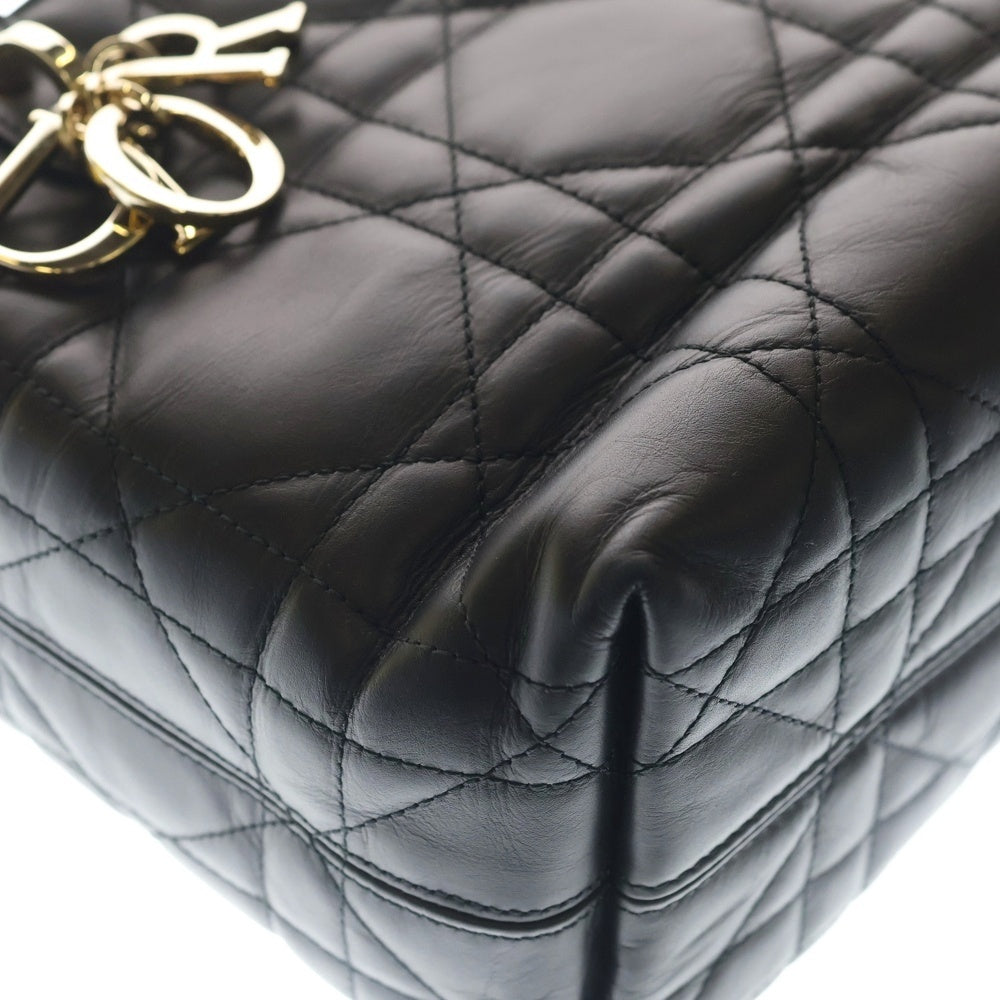 Christian Dior(クリスチャンディオール) トゥジュール バーティカル トートバック ショルダーバッグ ブラック レディース