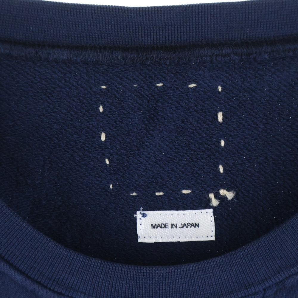 VISVIM(ヴィスヴィム) JUMBO SWEAT L/S UNEVEN DYE ジャンボ スウェット クルーネックスウェット ブルー 0120105010008