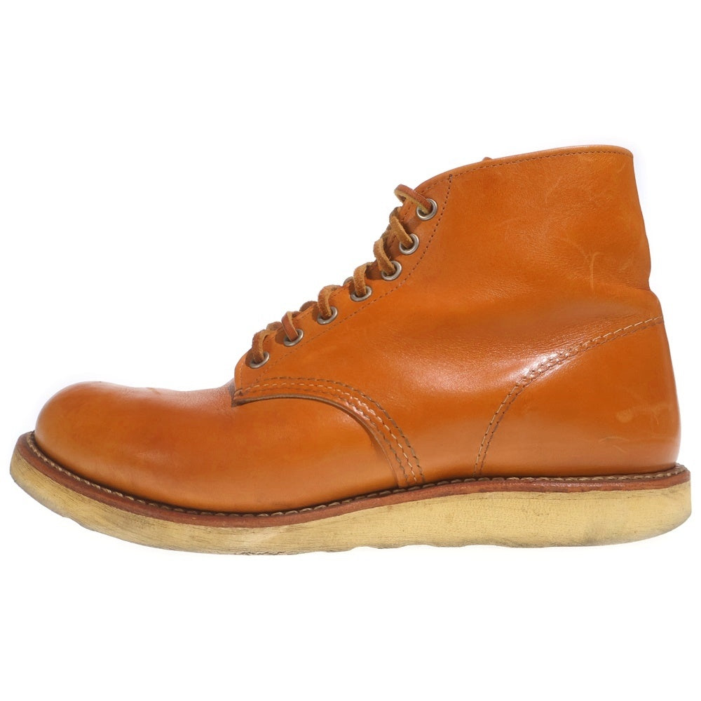 RED WING(レッド ウイング) 犬タグ レースアップブーツ ワークブーツ レザーシューズ ブラウン 9871