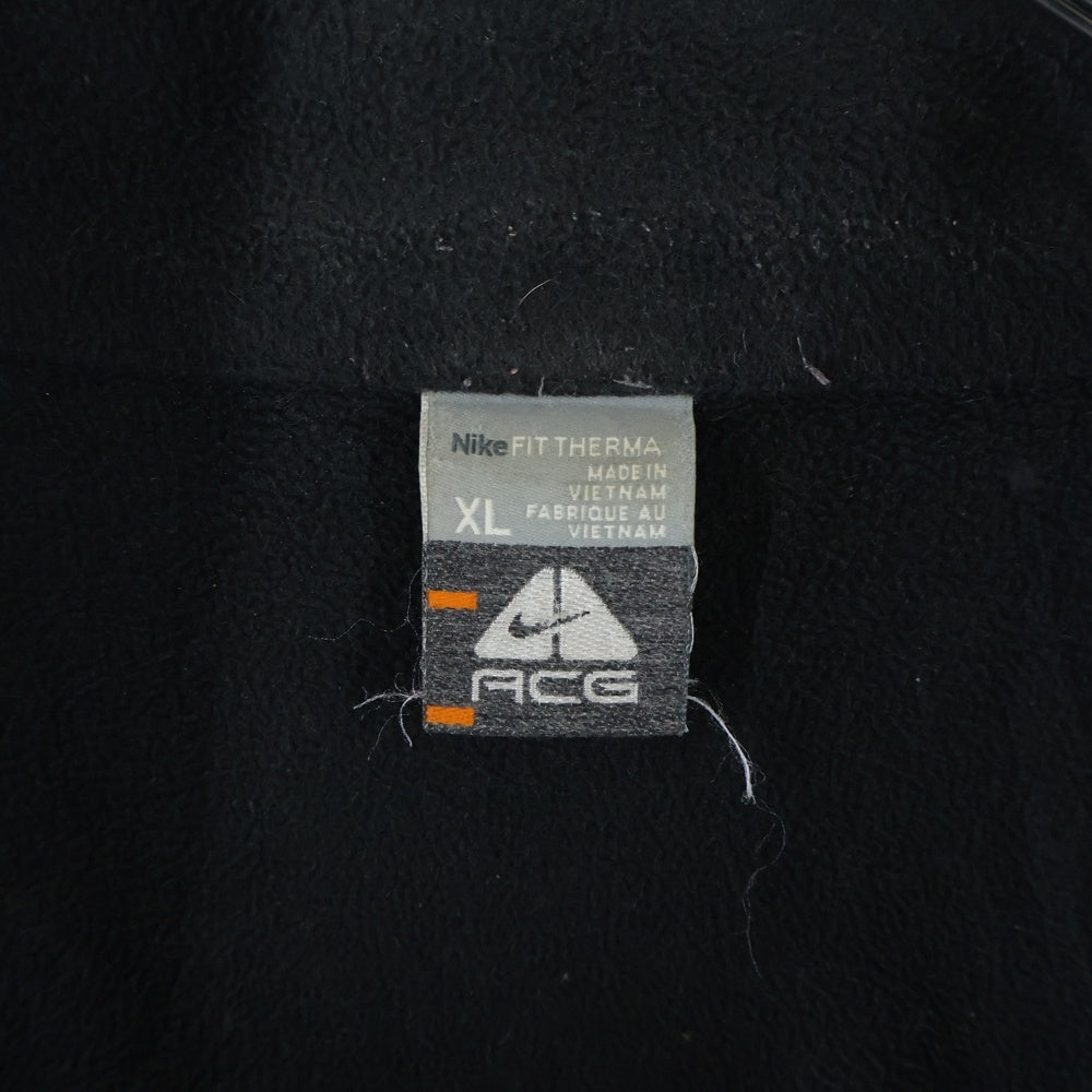 NIKE ACG(ナイキエーシージー) フルジップトラックジャケット フリースジャケット ブラック ACGM0095