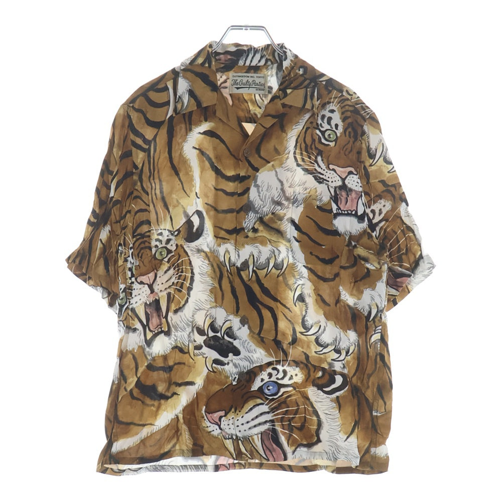 WACKO MARIA(ワコマリア) 20SS TIM LEHI HAWAIIAN SHIRTS ティムリーハイ ハワイアン 半袖シャツ ベージュ