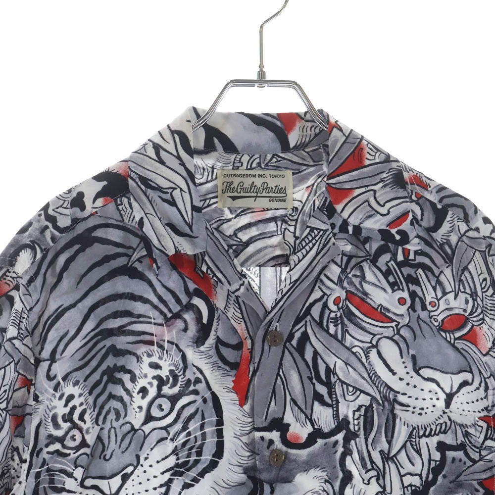 WACKO MARIA(ワコマリア) TIM LEHI HAWAIIAN SHIRTS ティムリーハイ ハワイアン 半袖シャツ グレー