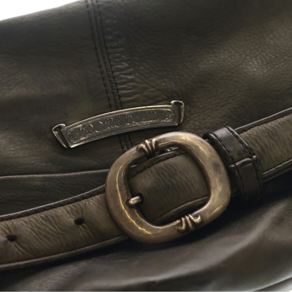 CHROME HEARTS(クロムハーツ) #1 SNAT PACK スナットパック ダガージップ ガンスリンガーベルト レザーウエストバッグ ブラック BCA378