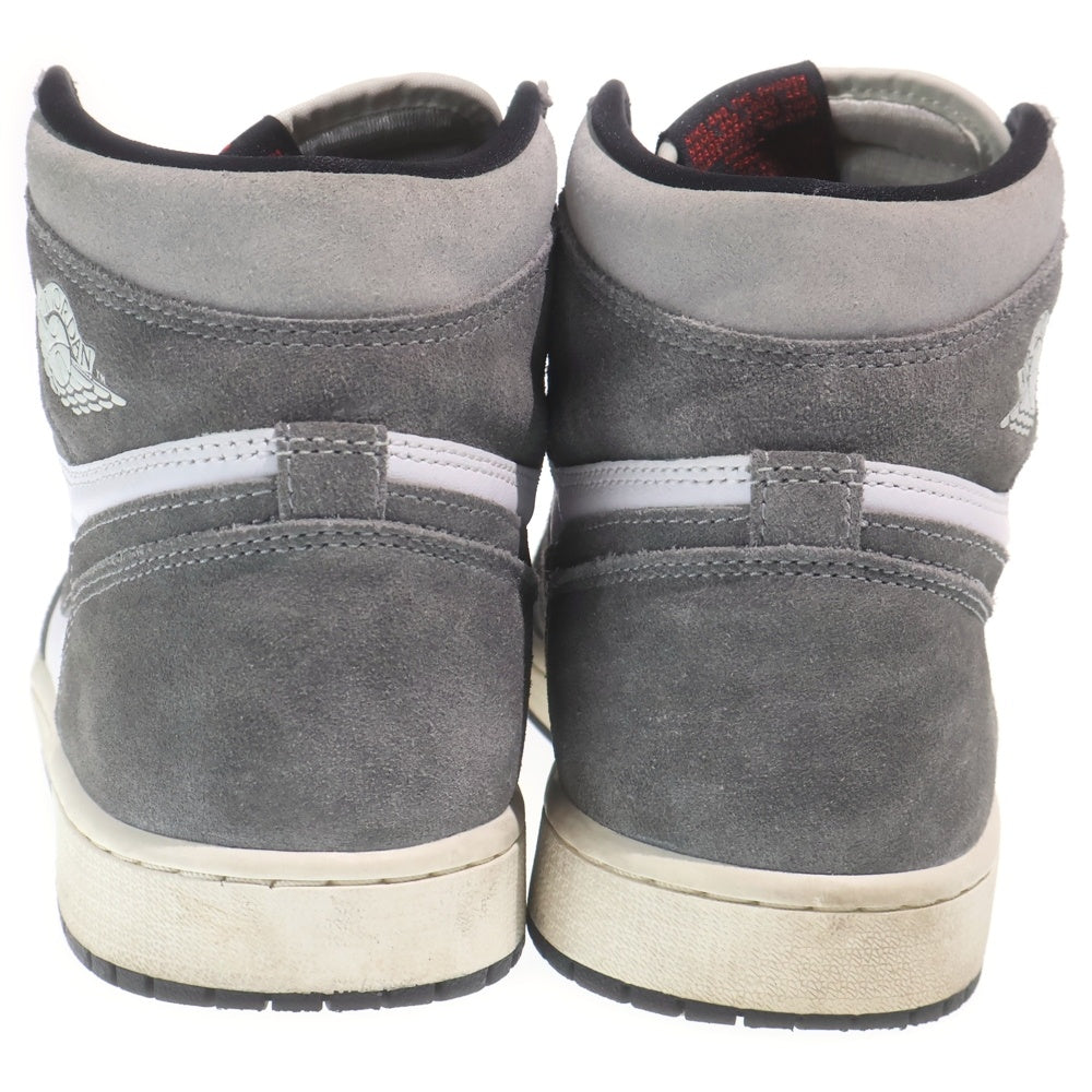 NIKE(ナイキ) Air Jordan 1 Retro High OG エアジョーダン1 レトロ ハイ OG ハイカットスニーカー シューズ US10.5/28.5cm ホワイト/グレー DZ5485-051