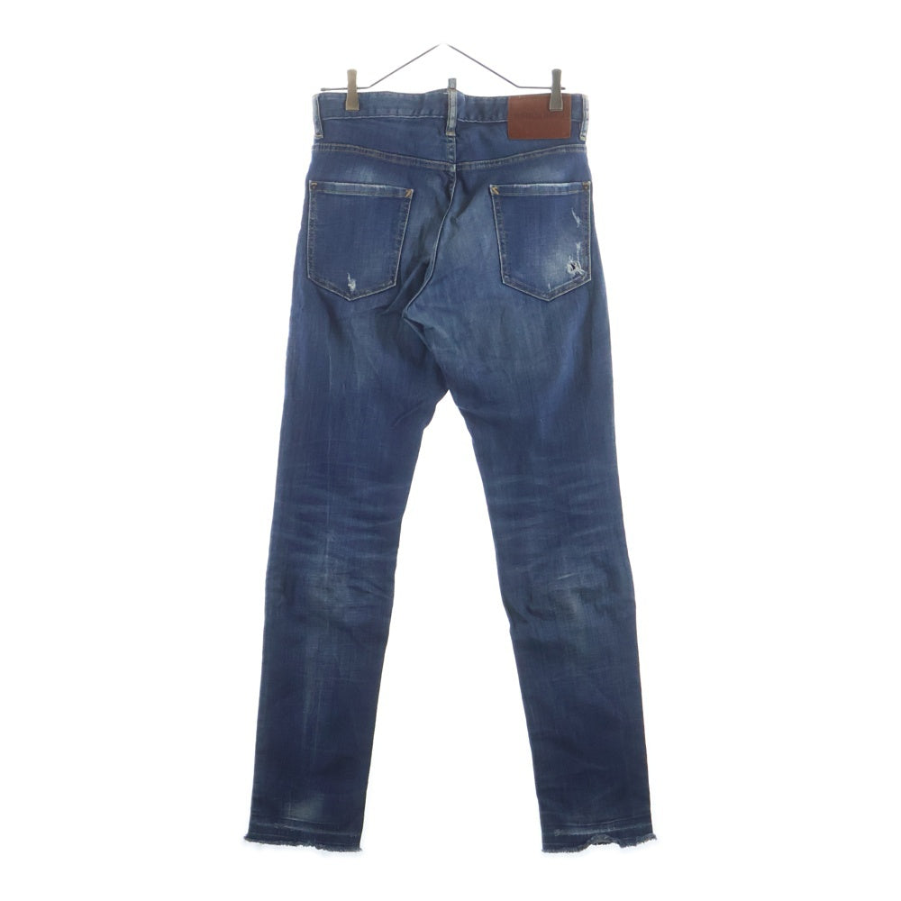 DSQUARED2(ディースクエアード) MAC DADDY JEAN ストレートパンツ スキニーデニムパンツ インディゴ S71LB0236 S30342