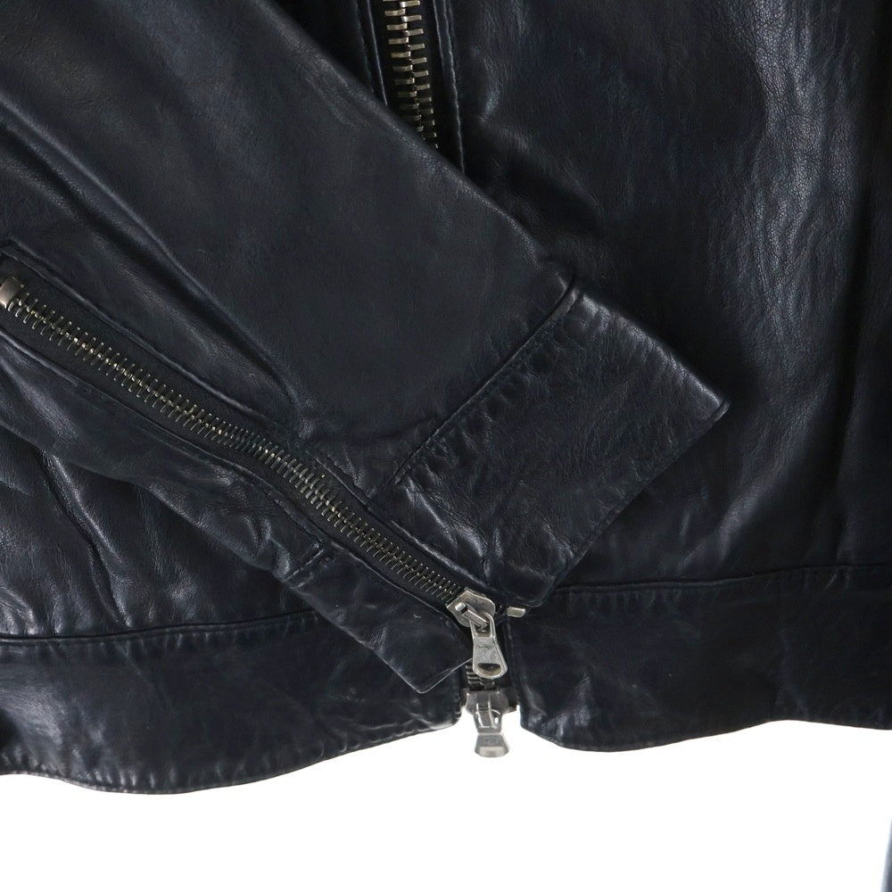 jun hashimoto(ジュンハシモト) 17SS INNER RIDERS インナーライダー ライダースジャケット シングルジャケット ブラック 1021710007