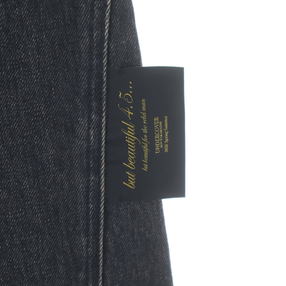 UNDERCOVER(アンダーカバー) 26SS BUT BEAUTIFUL 復刻BUT ビーズ刺繍加工デニムパンツ ブラック UC1F4503-2