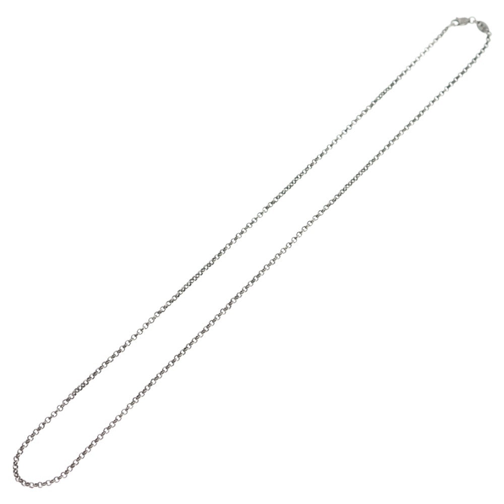 CHROME HEARTS(クロムハーツ) NECKCHAIN R20 ロールチェーンネックレス 20inch シルバー BCA084
