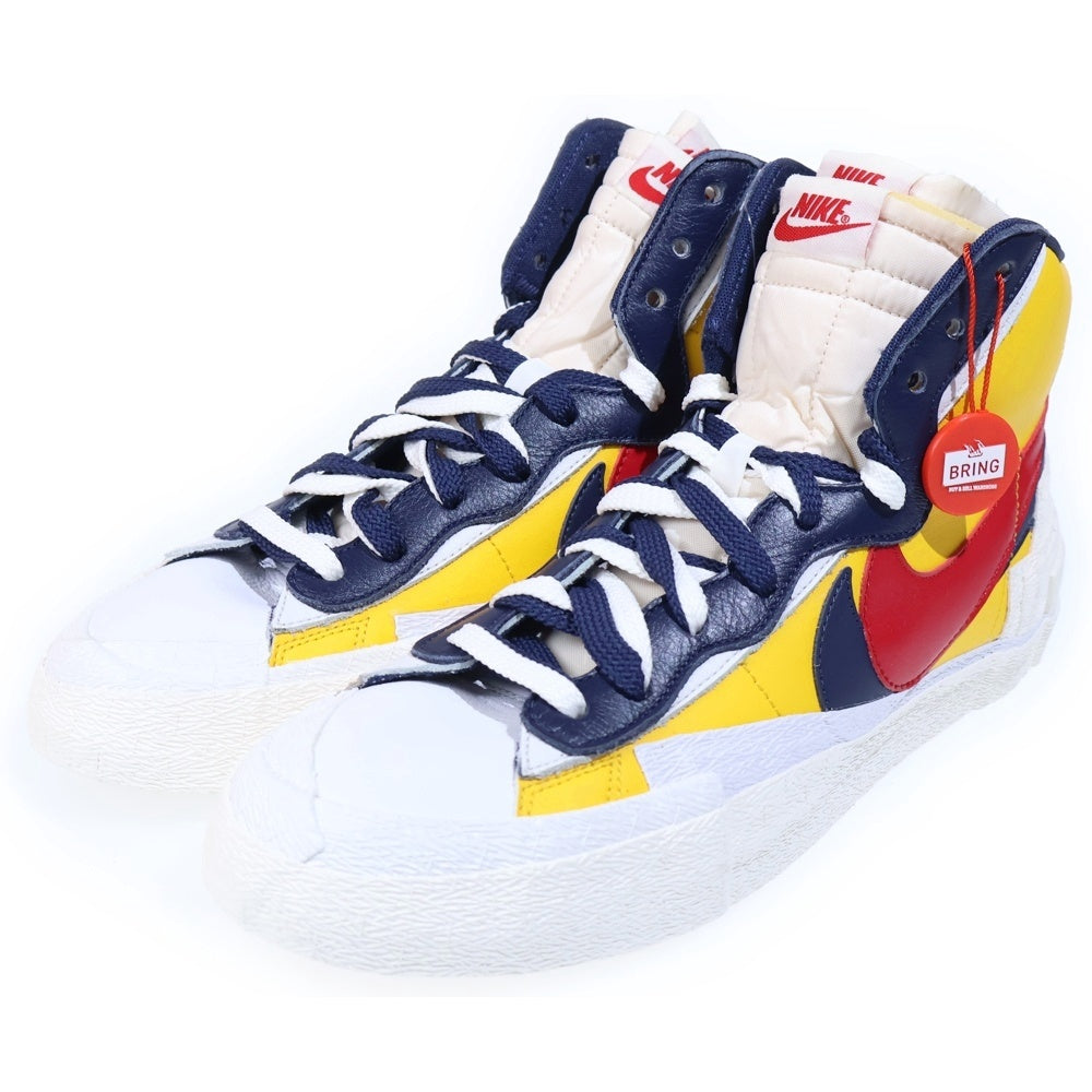 NIKE(ナイキ) sacai × Nike Blazer Mid Varsity Maize/Varsity Red ブレーザー ミッド バーシティレッド US10.5/28.5cm BV0072 700