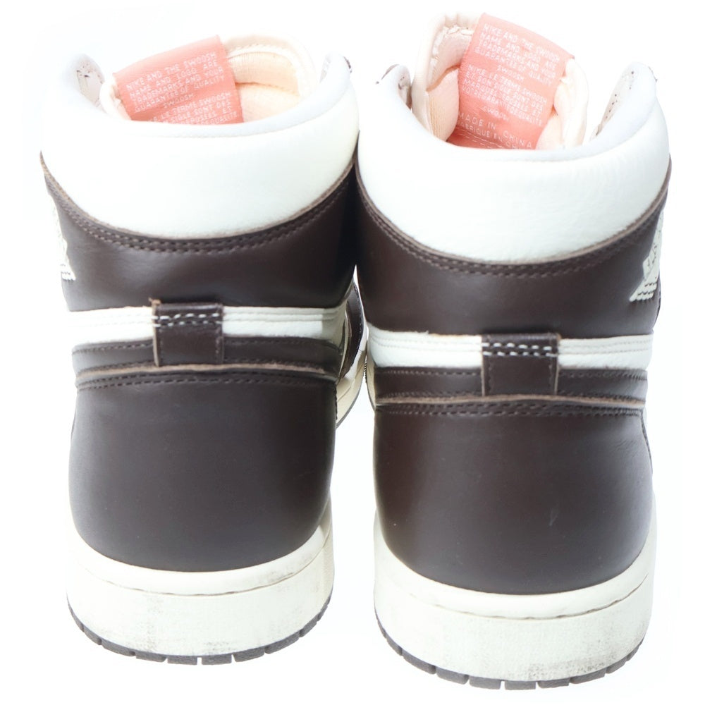 NIKE(ナイキ) WMNS BAROQUE BROWN レザーハイカット スニーカー ブラウン/ホワイト US11/28cm FD2596-200