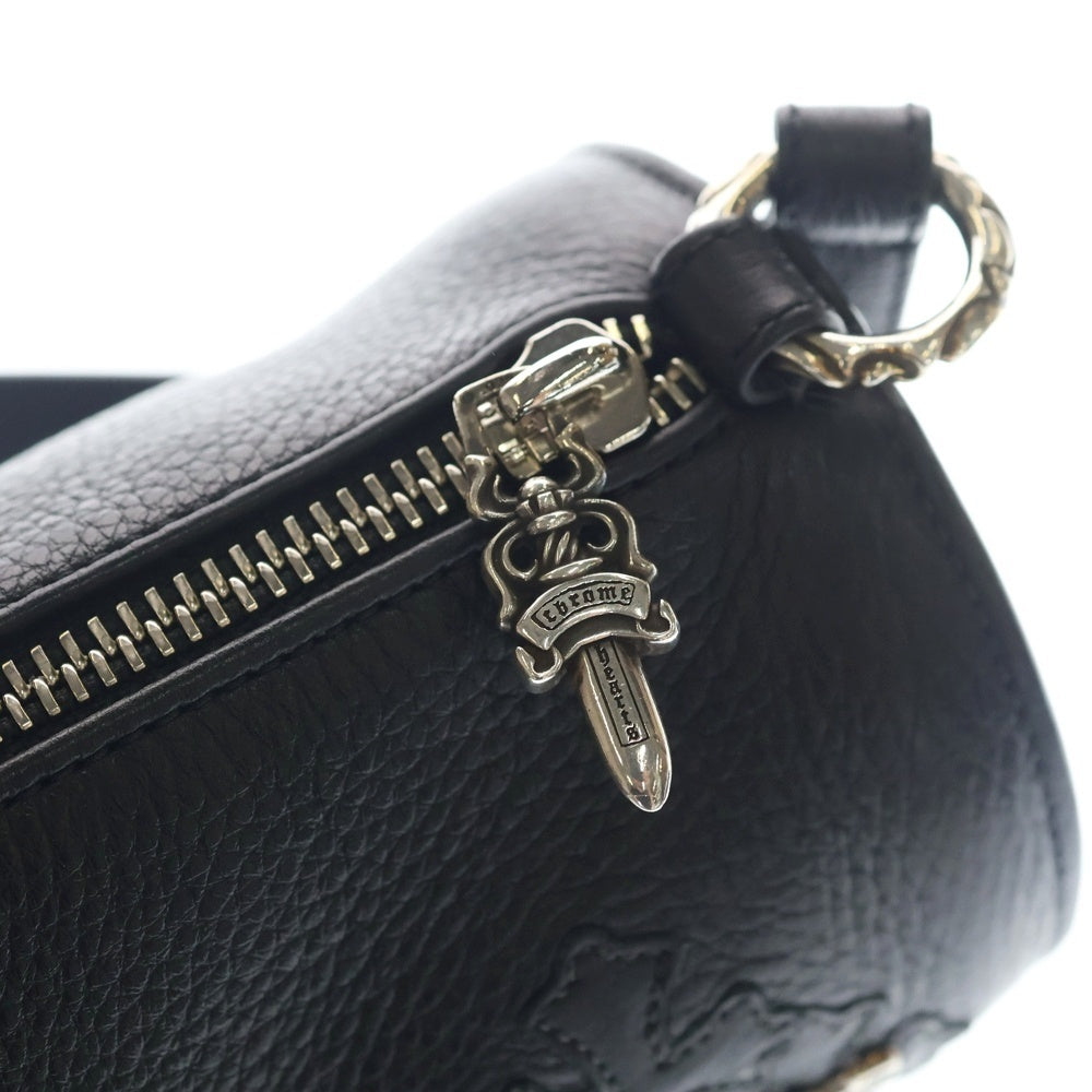 CHROME HEARTS(クロムハーツ) GRINDS Cemetery Cross Patch Shoulder Bag グリンドス セメタリークロスパッチ ショルダーバッグ ブラック レディース