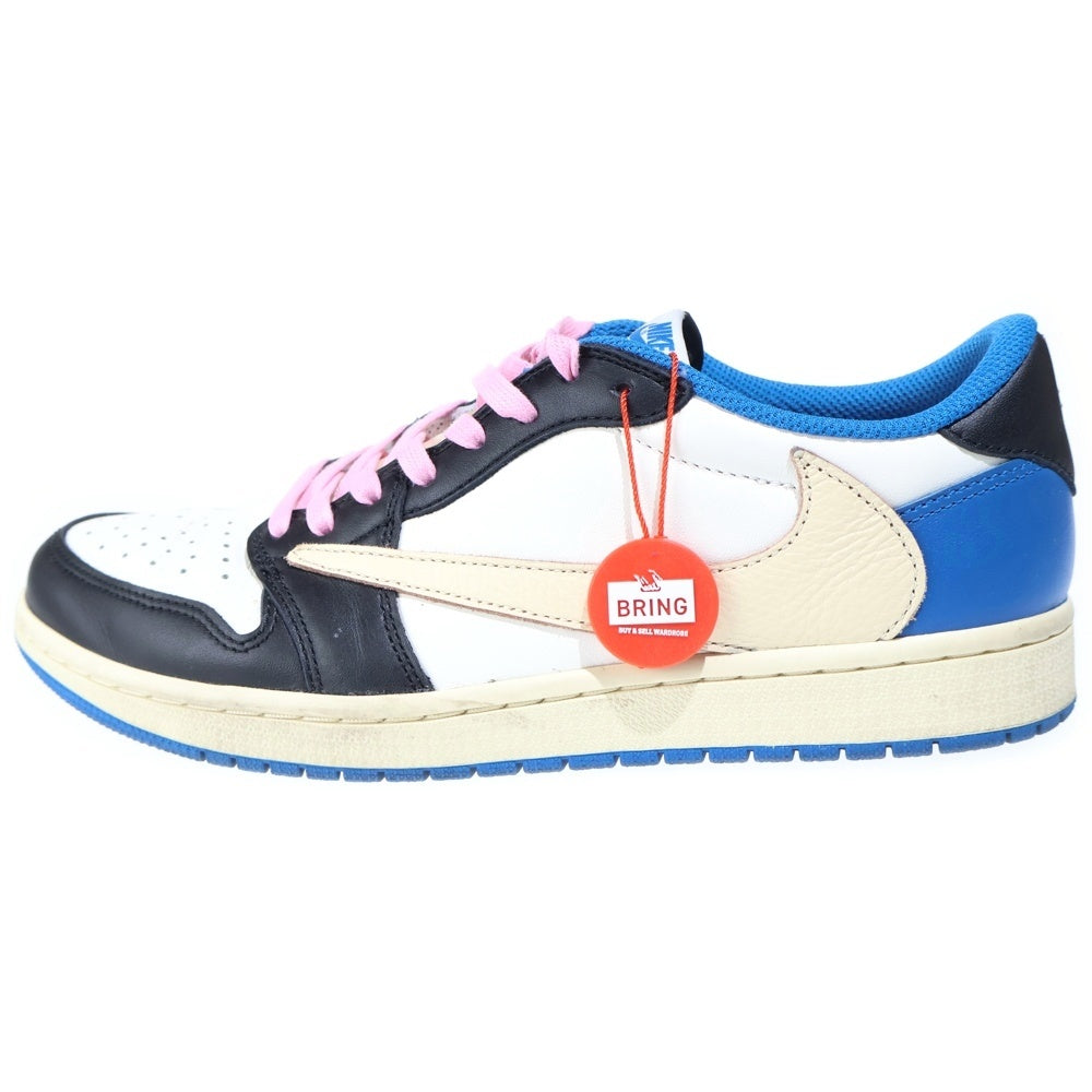 NIKE(ナイキ) ×TRAVIS SCOTT FRAGMENT DESIGN AIR JORDAN 1 LOW OG SP DM7866-140 エアジョーダン1 ローカットスニーカー US9.5/27.5cm DM7866-140