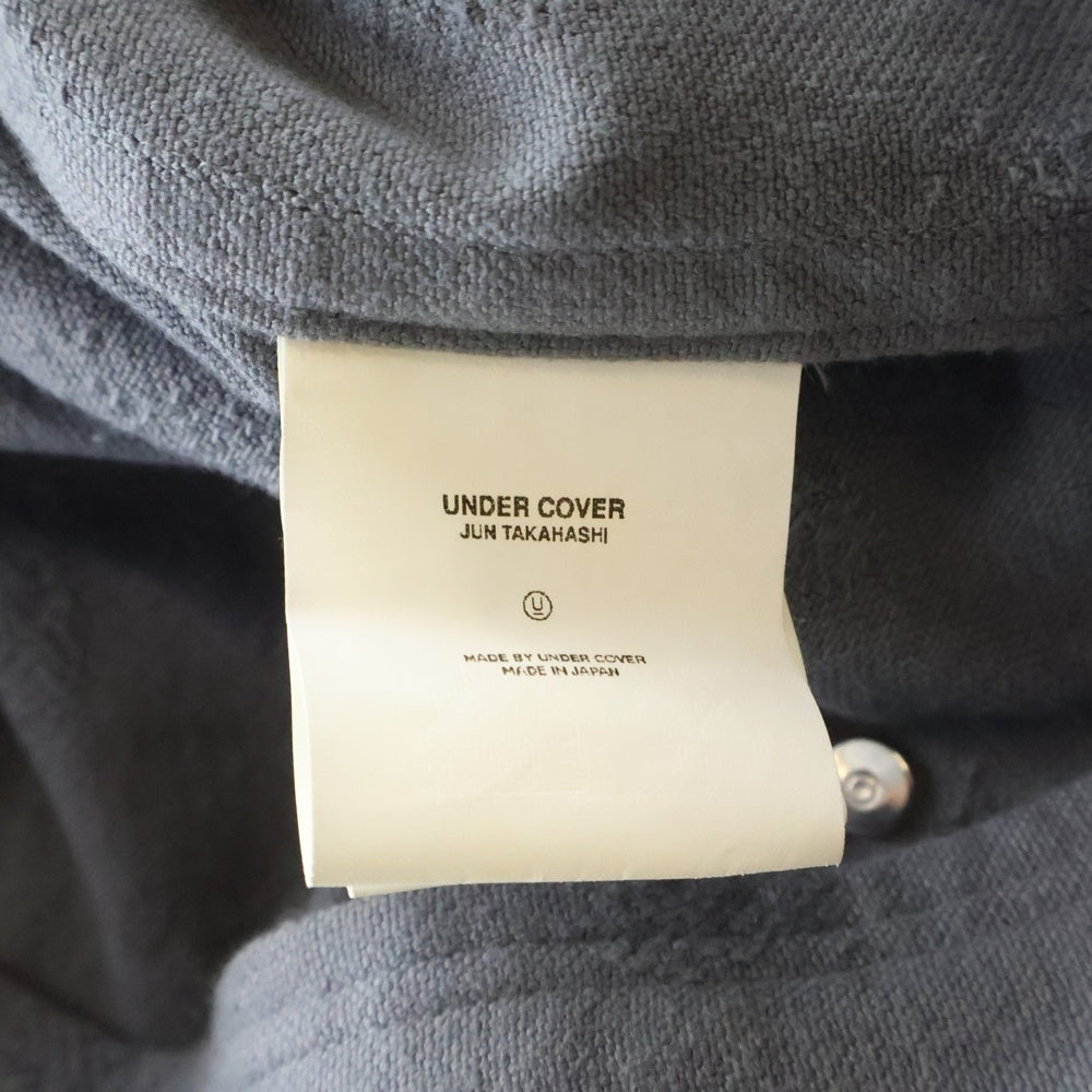 UNDERCOVER(アンダーカバー) 03SS scab期 袖切替デニムジャケット 刺繍ジャケット グレー/ブラウン U243