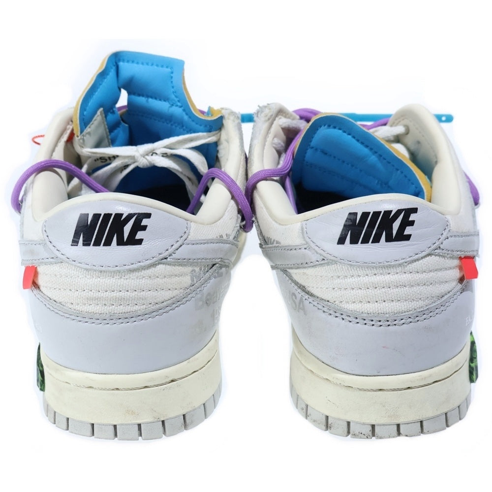 NIKE(ナイキ) ×Off White DUNK LOW オフホワイト ダンク ローカットスニーカー ホワイト US8.5/26.5cm DM1602-125