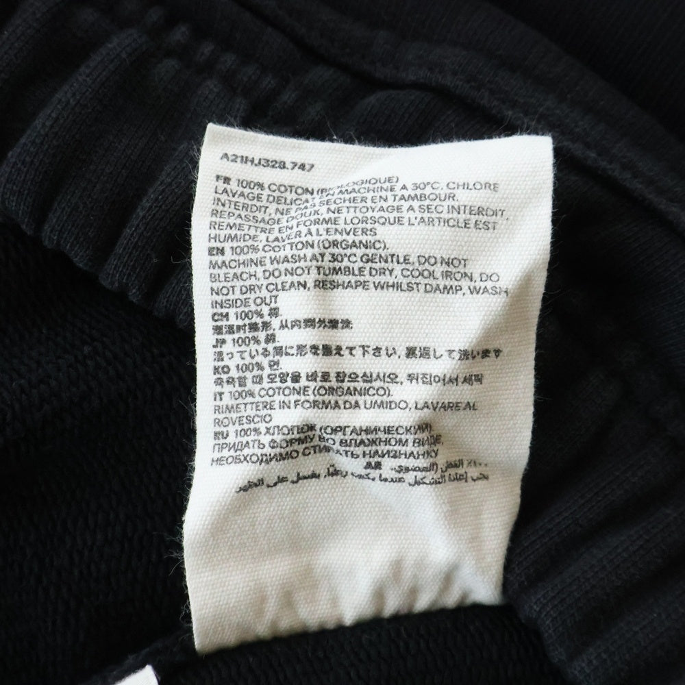 AMI Alexandre Mattiussi(アミアレクサンドルマテュッシ) 21AW Track Short ロゴ刺繍トラックショーツ ハーフパンツ ブラック A21HJ328.747