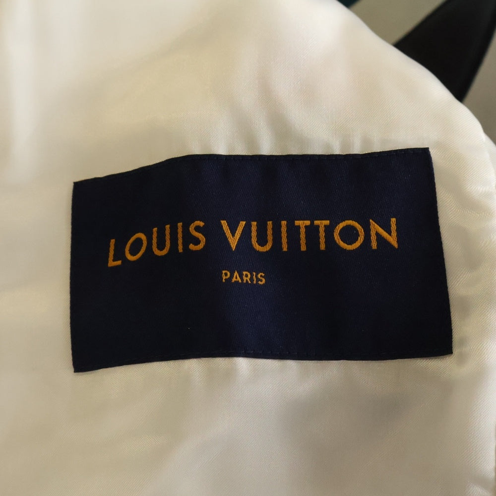 LOUIS VUITTON(ルイヴィトン) 21SS NUBUCK LEATHER INTARSIA ADMIRAL JACKET VIRGIL ABLOH ヴァージル・アブロー期 ヌバック レザー インターシャ アドミラルジャケット レザージャケット