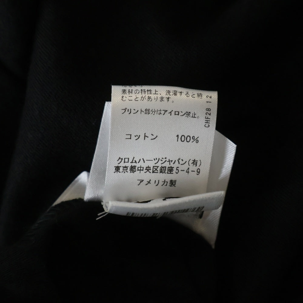 CHROME HEARTS(クロムハーツ) ×エアロスミス 青山限定 FOTI プリント 半袖Tシャツ カットソー ブラック