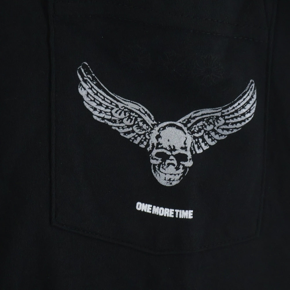 CHROME HEARTS(クロムハーツ) ×エアロスミス 青山限定 FOTI プリント 半袖Tシャツ カットソー ブラック