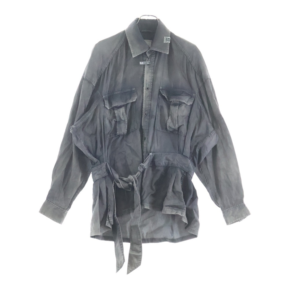 MAISON MIHARAYASUHIRO(メゾンミハラヤスヒロ) CACHECOEUR SHIRTS カシュクール 長袖シャツ グレー B12SH031