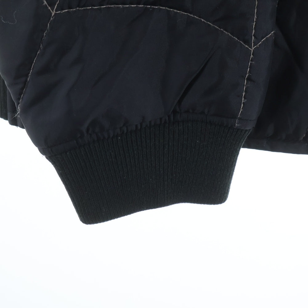 SUPREME(シュプリーム) 19AW Spider Web Quilted Work Jacket スパイダーウェブキルテッドワークジャケット キルティングナイロン中綿ボンバージャケット ブルゾン ブラック
