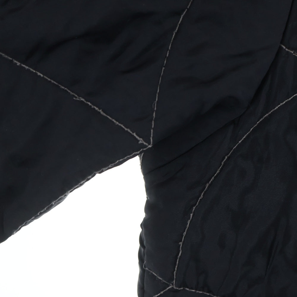 SUPREME(シュプリーム) 19AW Spider Web Quilted Work Jacket スパイダーウェブキルテッドワークジャケット キルティングナイロン中綿ボンバージャケット ブルゾン ブラック