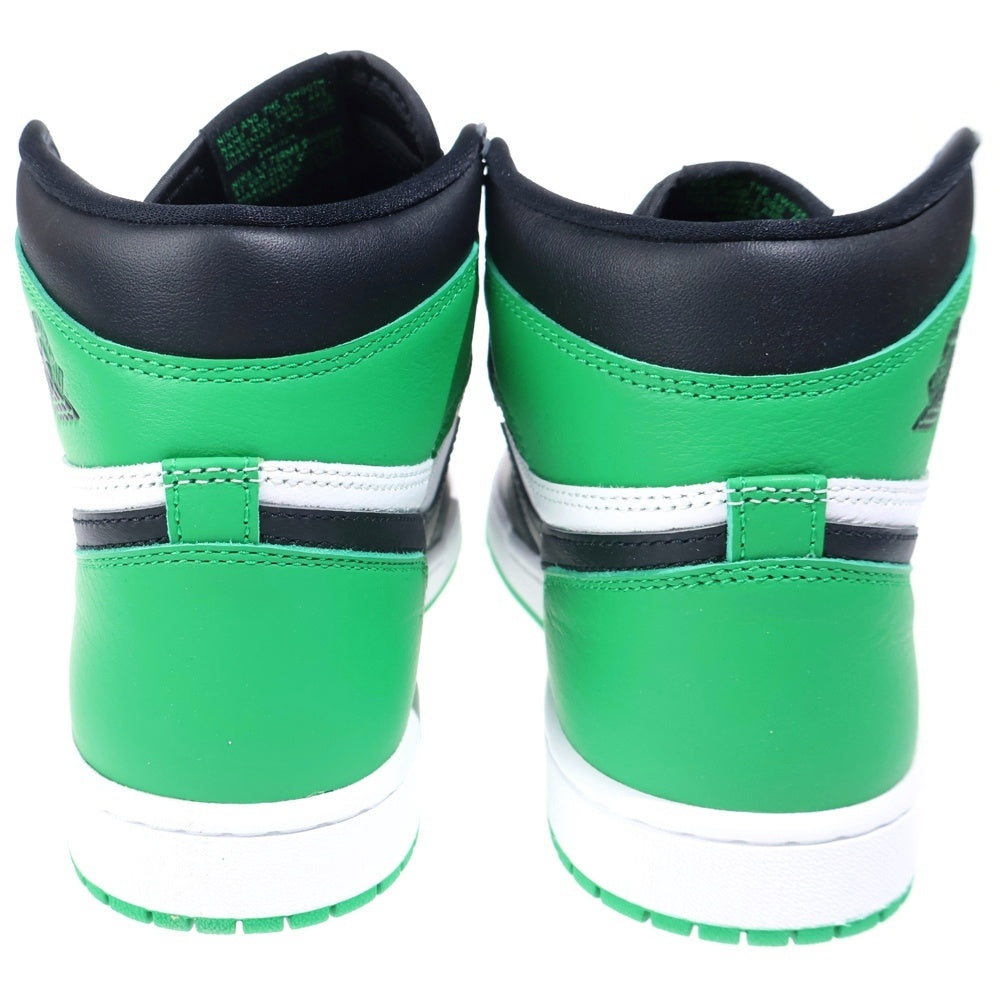 NIKE(ナイキ) AIR JORDAN 1 RETRO HIGH OG Celtics エアジョーダン 1 セルティック ローカットスニーカー ブラック/ホワイト/グリーン US9/27cm DZ5485-031