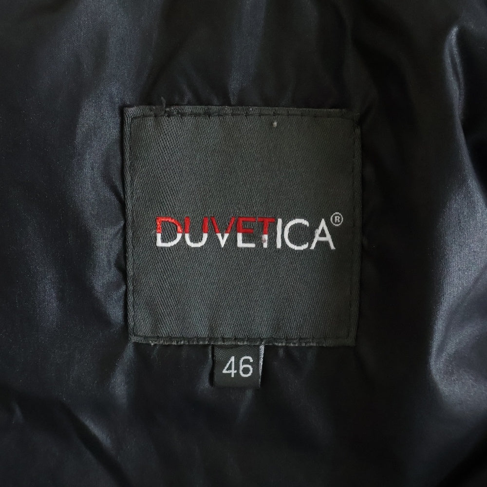DUVETICA(デュベティカ) ファー付き ダウンジャケット ブラック U.252.01.MFN-1001R