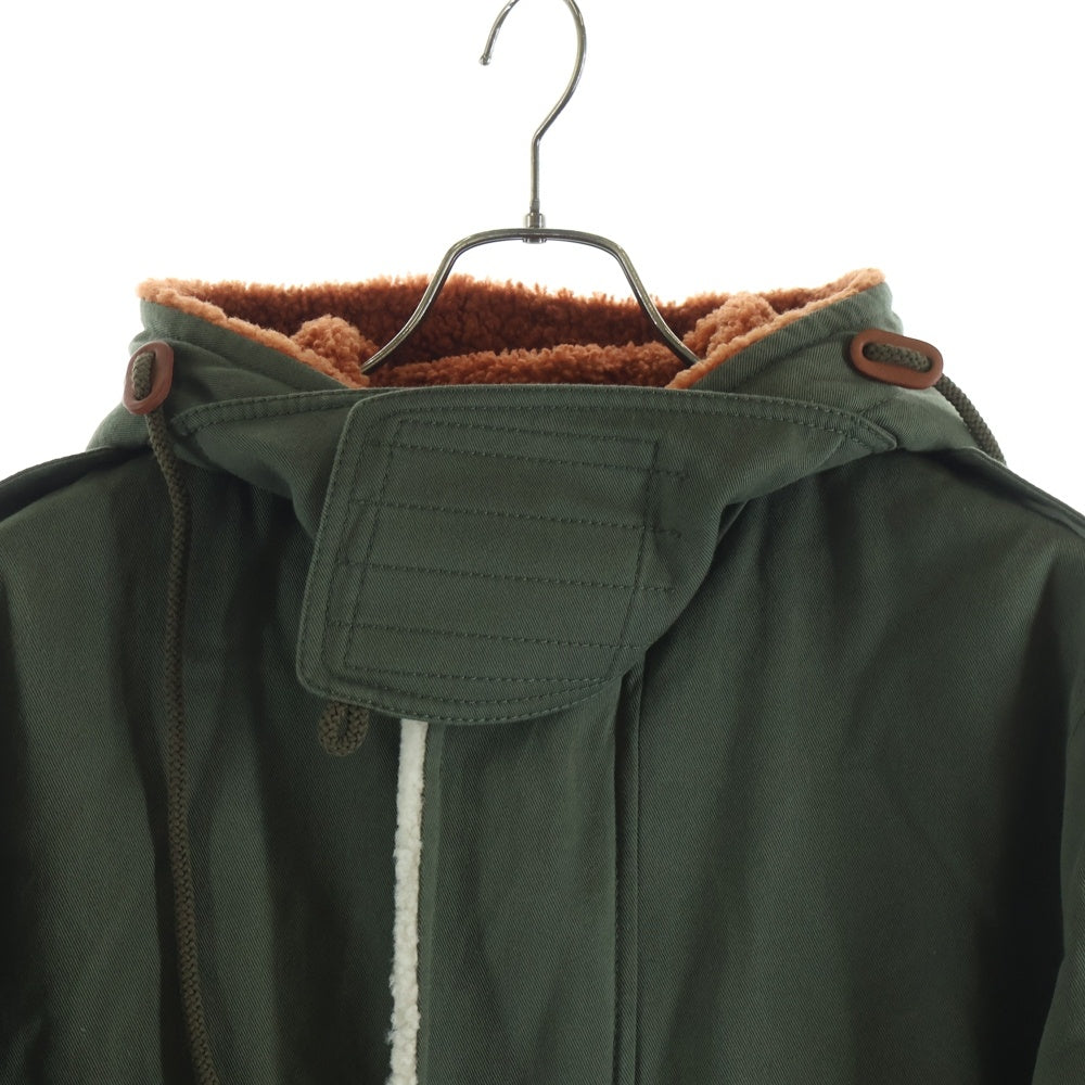 VALENTINO(ヴァレンティノ) 18AW スターズ バックプリントモッズコート ロングコート カーキ NV0CK0834L6