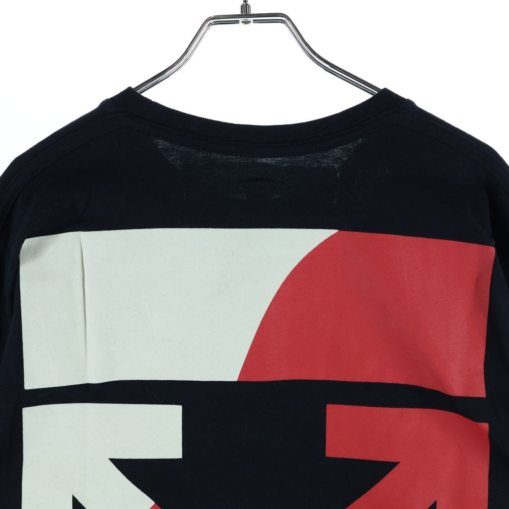 OFF-WHITE(オフホワイト) 19SS バックアロープリント長袖カットソー クルーネックロングスリーブTシャツ ブラック OMAB001S19185006