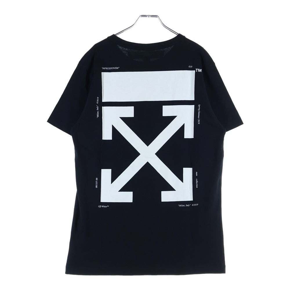 OFF-WHITE(オフホワイト) 19SS KISS SS SLIM TEE グラフィック半袖Tシャツ カットソー ブラック OMAA027R19185003