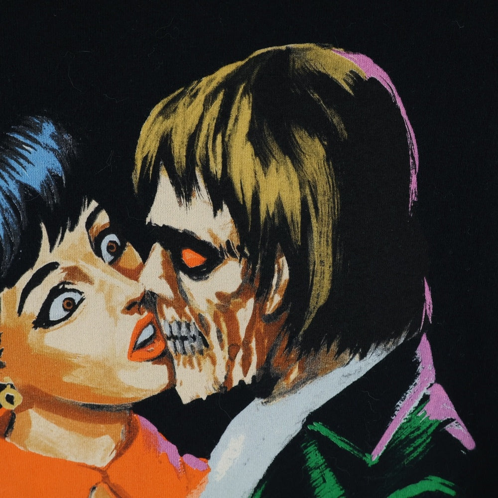 OFF-WHITE(オフホワイト) 19SS KISS SS SLIM TEE グラフィック半袖Tシャツ カットソー ブラック OMAA027R19185003