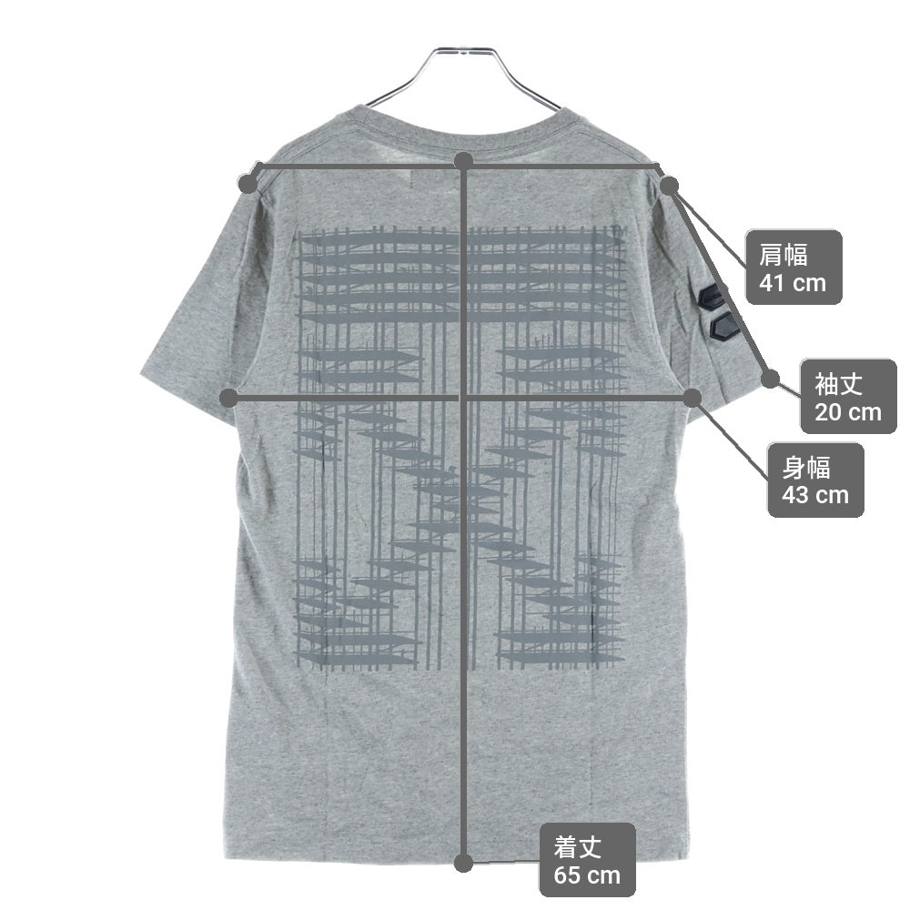 OFF-WHITE(オフホワイト) クロスアローロゴ グラフィック半袖Tシャツ カットソー グレー OMAA027E19185004