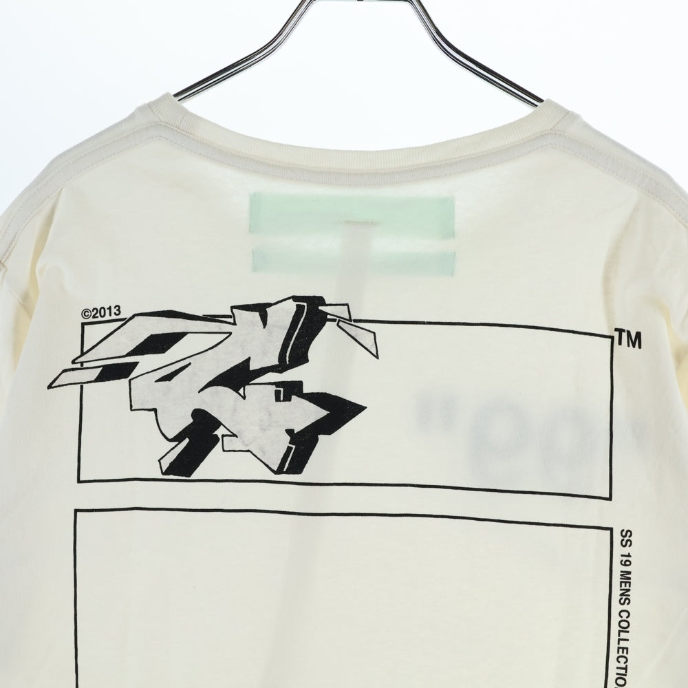 OFF-WHITE(オフホワイト) DONDI BUS SLIM TEE ドンディ バス スリム 半袖Tシャツ カットソー ホワイト OMAA027R19185006