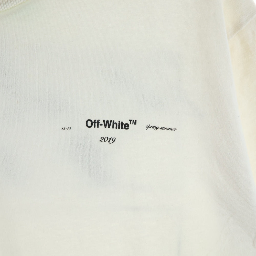 OFF-WHITE(オフホワイト) DONDI BUS SLIM TEE ドンディ バス スリム 半袖Tシャツ カットソー ホワイト OMAA027R19185006